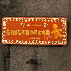Too Faced LIMITED EDITION Gingerbread Spice Eyeshadow Tin - Brown & Gold Accents